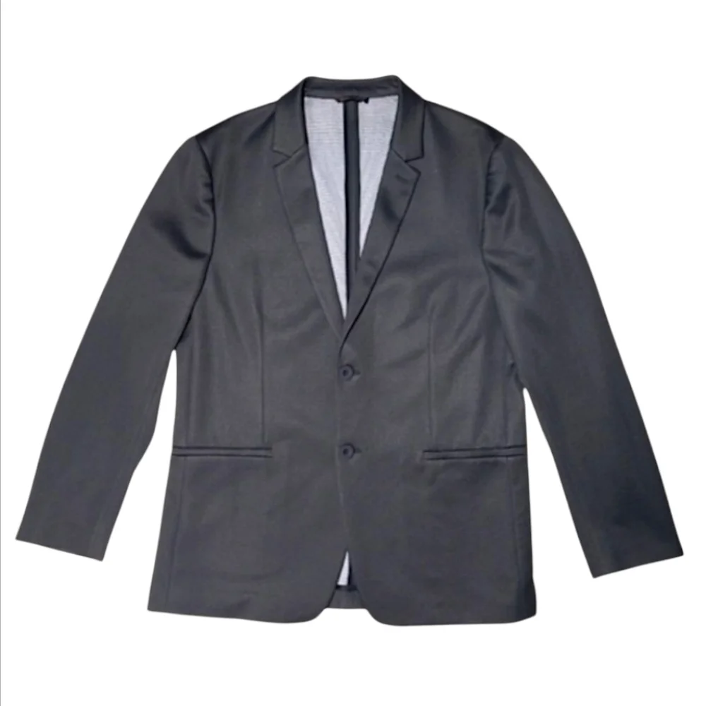 Patrizia Pepe Men's Black ltalian Designer Blazer EU 52 / US 42 Modern Fit